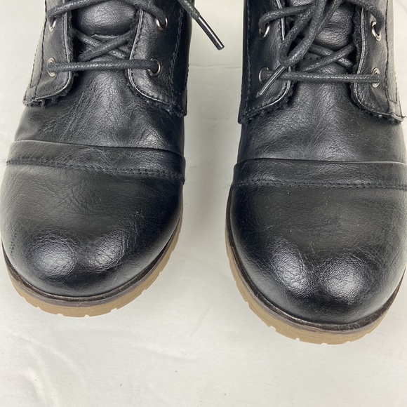 Refresh Womens Black Ankle Booties Size 8.5 - Picture 4 of 16